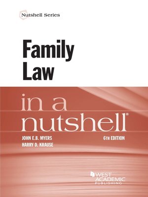 cover image of Family Law in a Nutshell